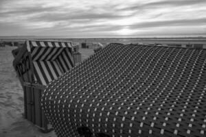 de strand van langeoog eiland foto