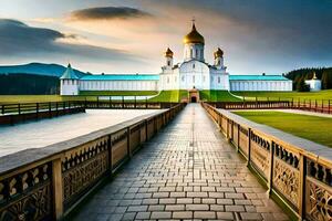 de kremlin, Moskou, Rusland. ai-gegenereerd foto