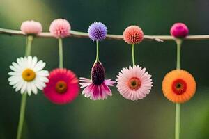 foto behang de lucht, bloemen, de lucht, bloemen, de lucht, bloemen, de lucht. ai-gegenereerd