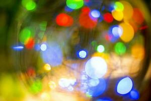 foto led licht bokeh voor vage abstracte achtergrond