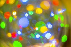 foto led licht bokeh voor vage abstracte achtergrond