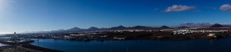 binnenhaven arrecife lanzarote spanje foto