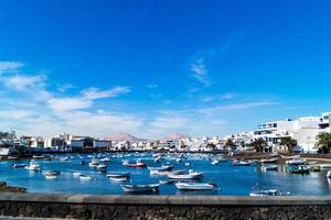 binnenhaven arrecife lanzarote spanje foto