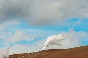 geothermisch macht station in IJsland foto
