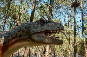 dino park, dinosaurus thema park in lorinha, Portugal foto