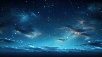 mooi nacht lucht achtergrond ai gegenereerd foto