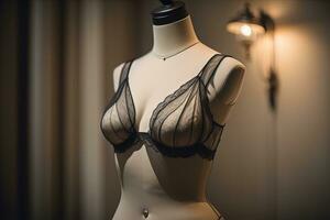 sensueel lingerie Aan een mannequin. ai generatief foto