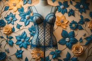 sensueel lingerie Aan een mannequin. ai generatief foto