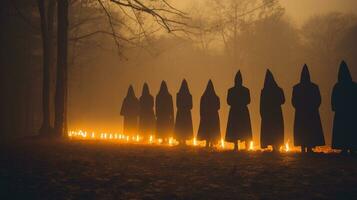 generatief ai, cultus van schaduwen onthulling donker rituelen foto