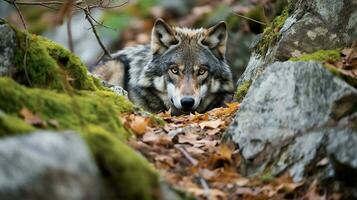 stil schildwacht meester van camouflage, ai generatief foto