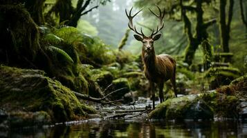 generatief ai, harmonie van wildernis foto