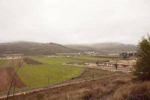 verbazingwekkende landschappen van Israël, uitzicht op het heilige land foto