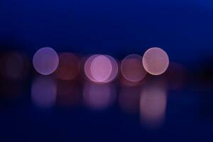 lichten van vervagen bokeh achtergrond foto