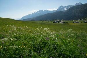 landschap van de Frans Alpen foto