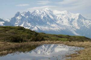 landschap van de Frans Alpen foto