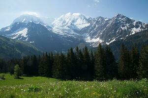 landschap van de Frans Alpen foto