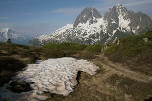 landschap van de Frans Alpen foto