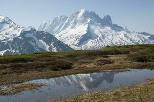 landschap van de Frans Alpen foto