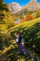 Paysage des alpen suisse nl automne foto