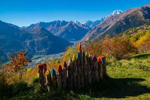Paysage des alpen suisse nl automne foto