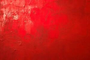 vuil en verweerd rood beton muur achtergrond textuur. ai gegenereerd foto
