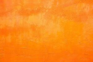 vuil en verweerd oranje beton muur achtergrond textuur. ai gegenereerd foto