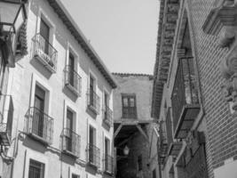 de steden van Madrid en toledo foto