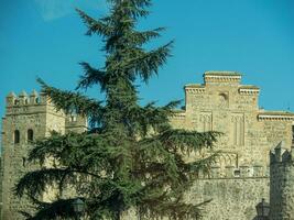 de steden van Madrid en toledo foto