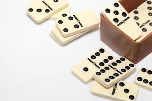 domino strategie spel stenen foto