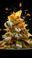 ai generatief een foto van nacho's