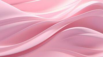 abstract roze zijdezacht en glad golven achtergrond, ai generatief foto