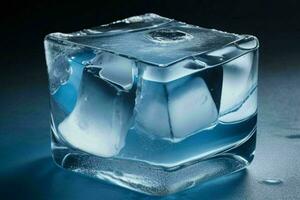 ijs kubussen. ai generatief pro foto