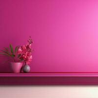 fushia minimalistische behang foto