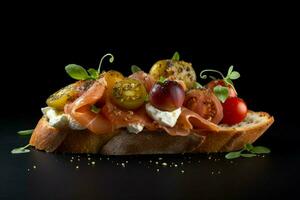 bruschetta beeld hd foto