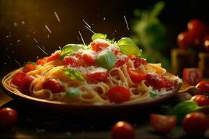 vastleggen de heerlijkheid van uw favoriete pasta di foto