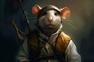 een karakter van de spel Rat foto