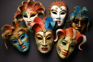 carnaval maskers beeld hd foto