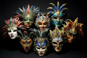 carnaval maskers beeld hd foto