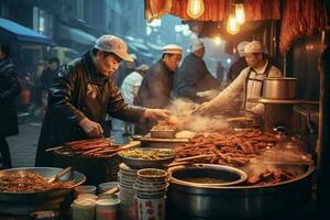 Chinees straatvoedsel foto