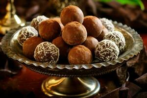 chocola truffels beeld hd foto