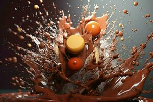 cacao chocola plons filmische foto