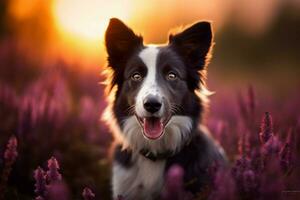 schattig grens collie foto