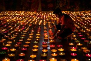 diwali lichten beeld hd foto