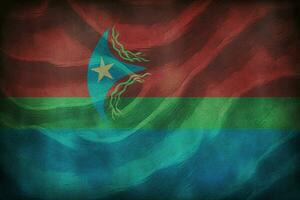 vlag behang van Azerbeidzjan foto