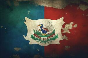 vlag behang van Belize foto