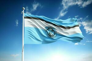 vlag behang van botswana foto