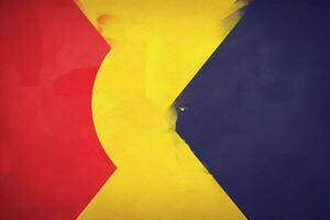 vlag behang van Tsjaad foto