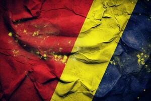 vlag behang van Tsjaad foto