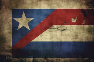 vlag behang van Cuba foto