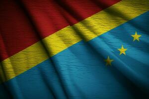 vlag behang van democratisch republiek van de Congo foto